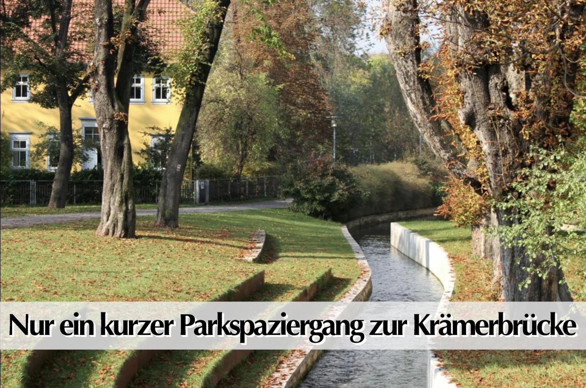 Stadtperle Am Plaetschernden Wasser - 50M2 2R Malerische Fewo In Top Lage Erfurt Exterior foto